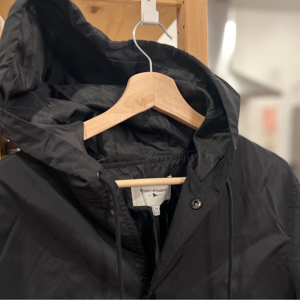 Modern Amusement Medium Oversized Medium Weight Rain Jacket